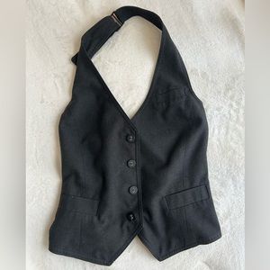 Vintage Waistcoat Dark Gray